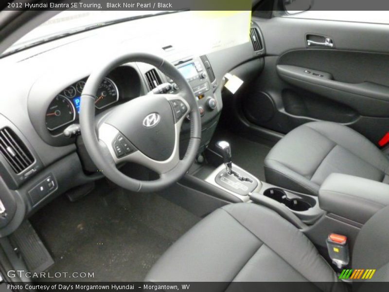 Black Noir Pearl / Black 2012 Hyundai Elantra SE Touring