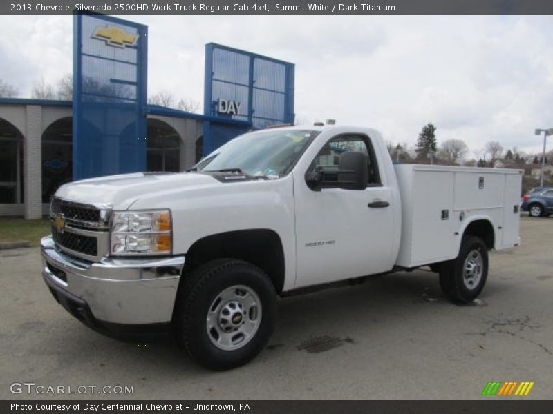 Summit White / Dark Titanium 2013 Chevrolet Silverado 2500HD Work Truck Regular Cab 4x4