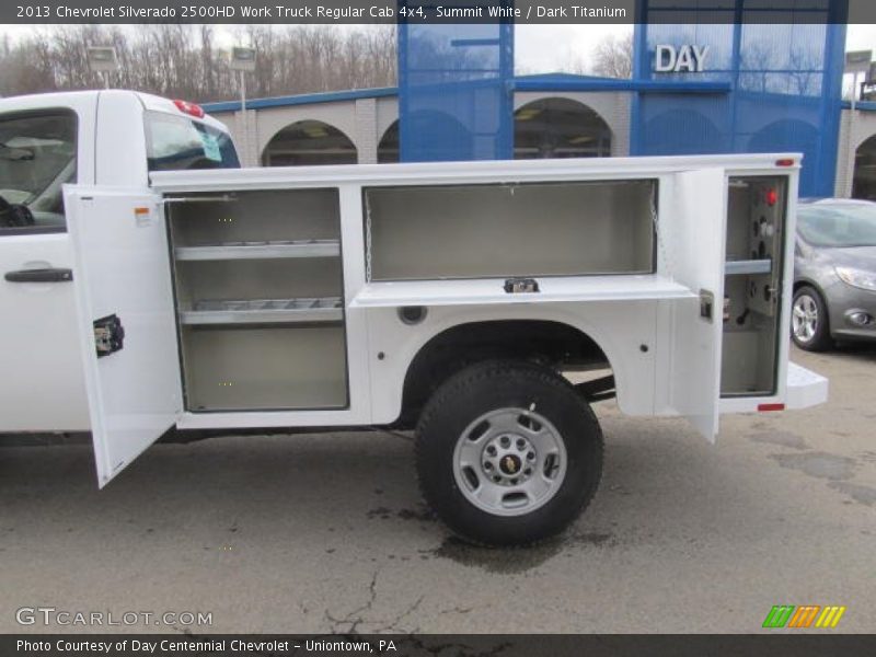 Summit White / Dark Titanium 2013 Chevrolet Silverado 2500HD Work Truck Regular Cab 4x4