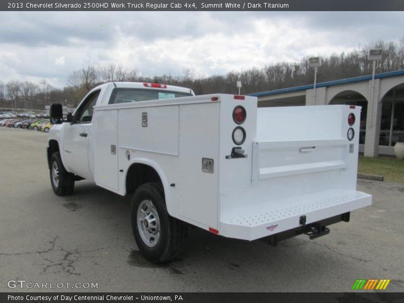 Summit White / Dark Titanium 2013 Chevrolet Silverado 2500HD Work Truck Regular Cab 4x4