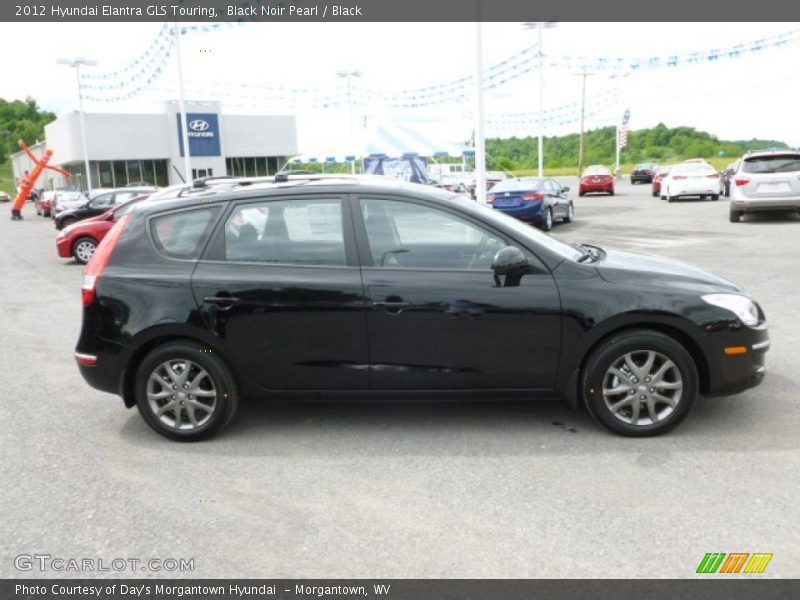 Black Noir Pearl / Black 2012 Hyundai Elantra GLS Touring