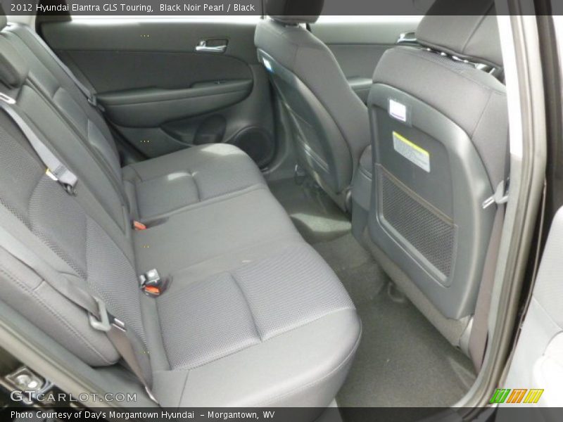 Black Noir Pearl / Black 2012 Hyundai Elantra GLS Touring