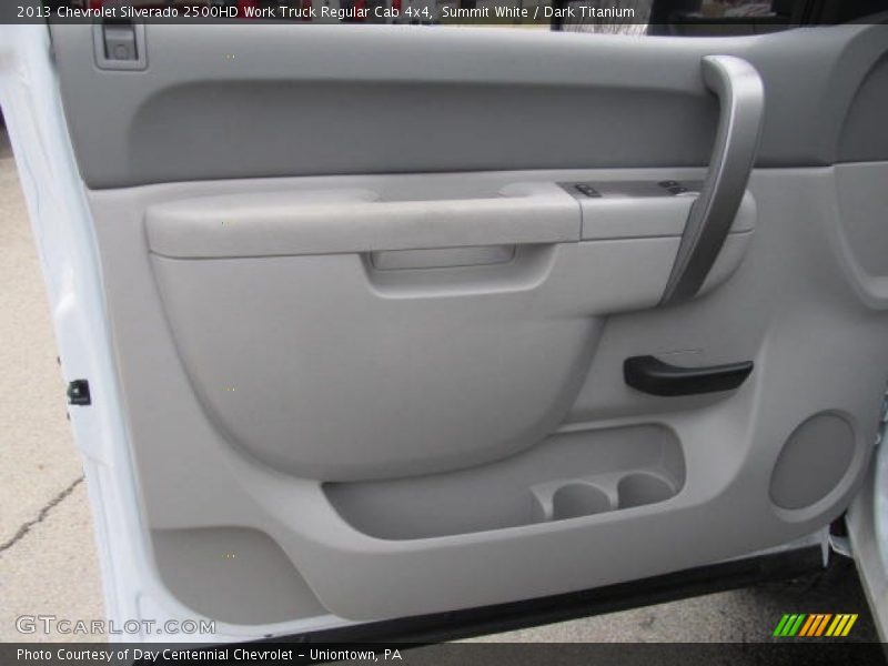 Summit White / Dark Titanium 2013 Chevrolet Silverado 2500HD Work Truck Regular Cab 4x4