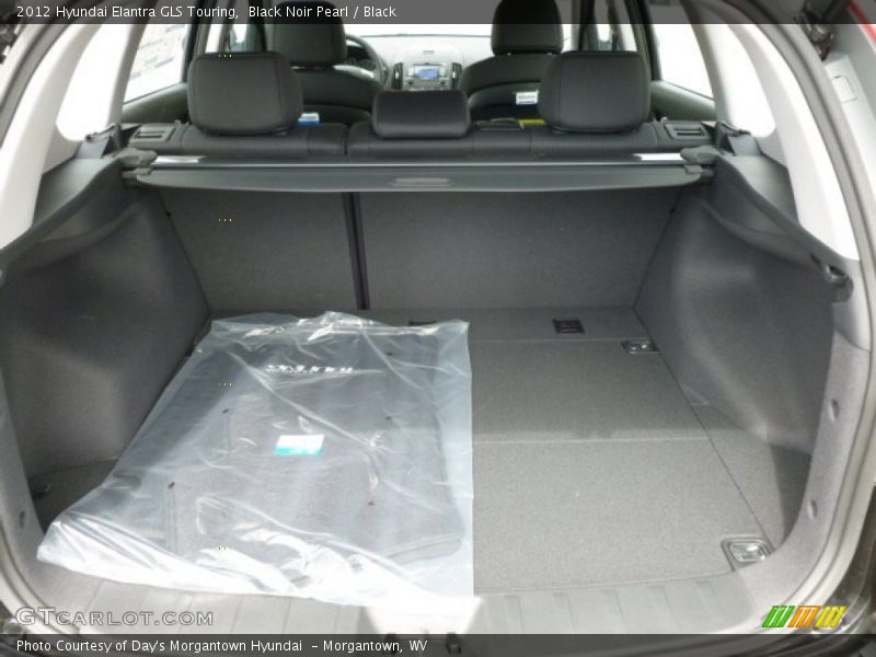 Black Noir Pearl / Black 2012 Hyundai Elantra GLS Touring
