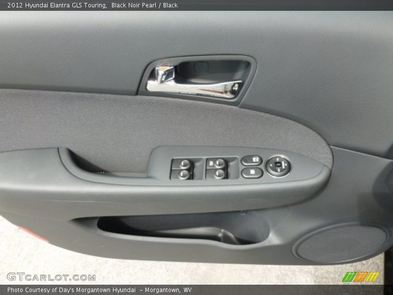 Black Noir Pearl / Black 2012 Hyundai Elantra GLS Touring