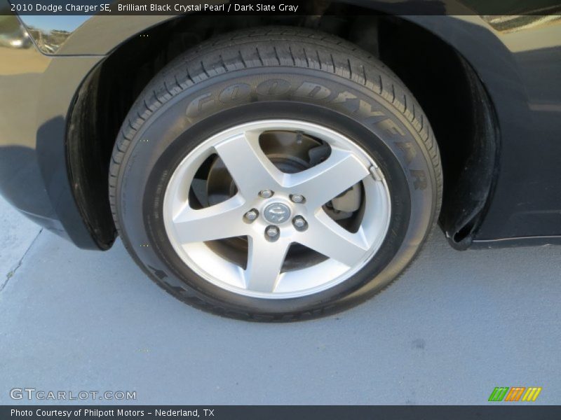 Brilliant Black Crystal Pearl / Dark Slate Gray 2010 Dodge Charger SE