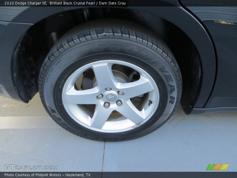 Brilliant Black Crystal Pearl / Dark Slate Gray 2010 Dodge Charger SE