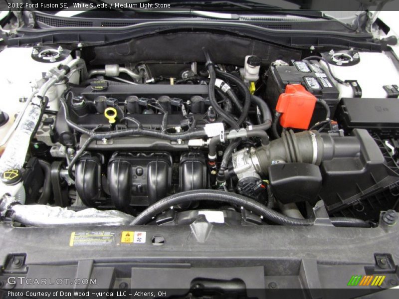 White Suede / Medium Light Stone 2012 Ford Fusion SE