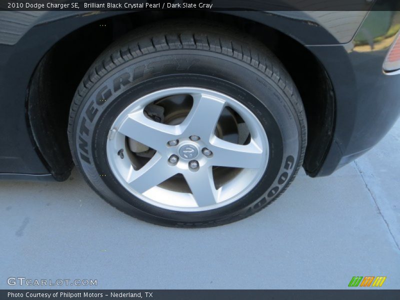 Brilliant Black Crystal Pearl / Dark Slate Gray 2010 Dodge Charger SE
