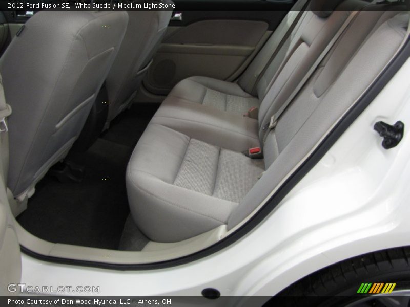White Suede / Medium Light Stone 2012 Ford Fusion SE