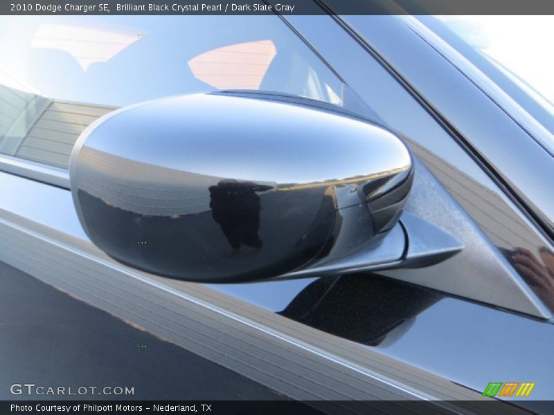 Brilliant Black Crystal Pearl / Dark Slate Gray 2010 Dodge Charger SE