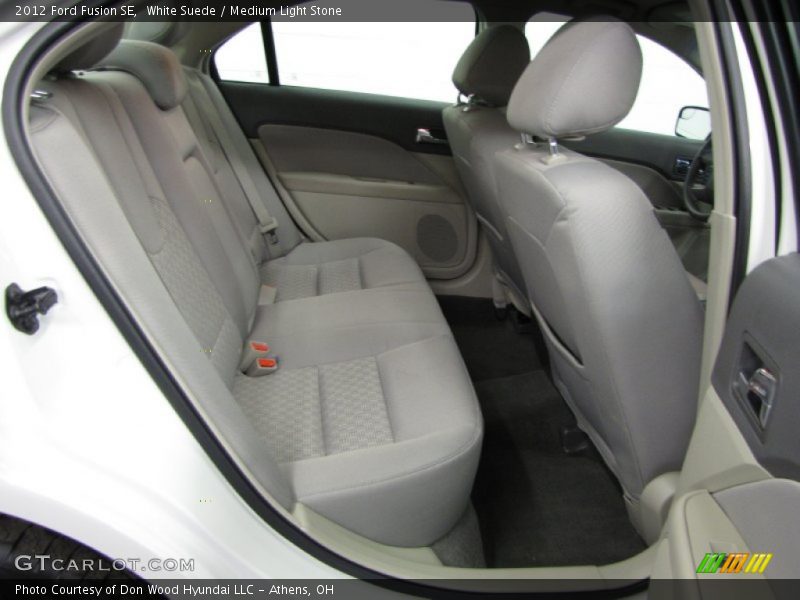 White Suede / Medium Light Stone 2012 Ford Fusion SE