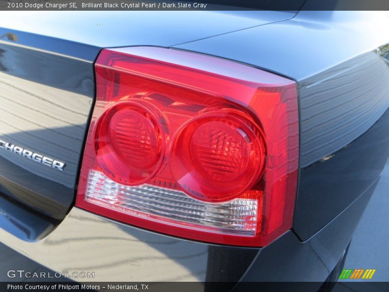 Brilliant Black Crystal Pearl / Dark Slate Gray 2010 Dodge Charger SE