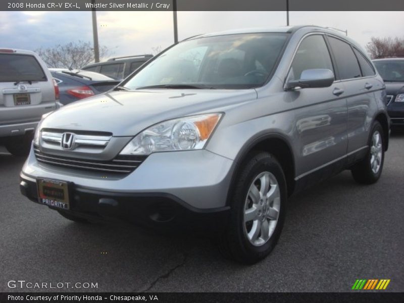 Whistler Silver Metallic / Gray 2008 Honda CR-V EX-L