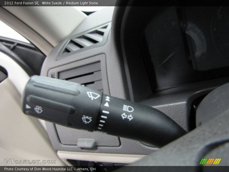 White Suede / Medium Light Stone 2012 Ford Fusion SE