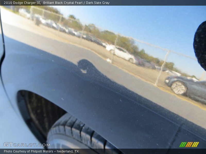 Brilliant Black Crystal Pearl / Dark Slate Gray 2010 Dodge Charger SE