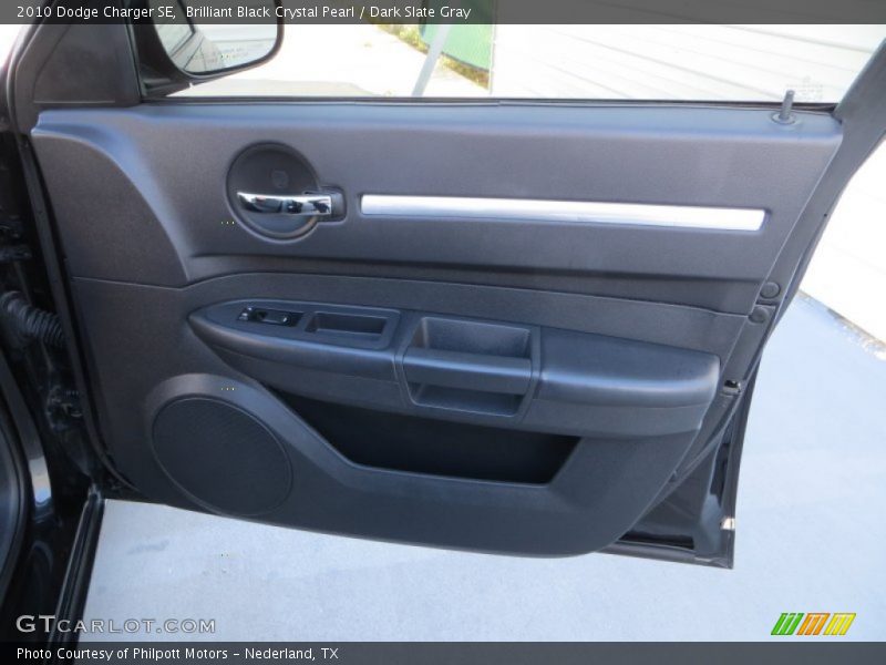 Brilliant Black Crystal Pearl / Dark Slate Gray 2010 Dodge Charger SE
