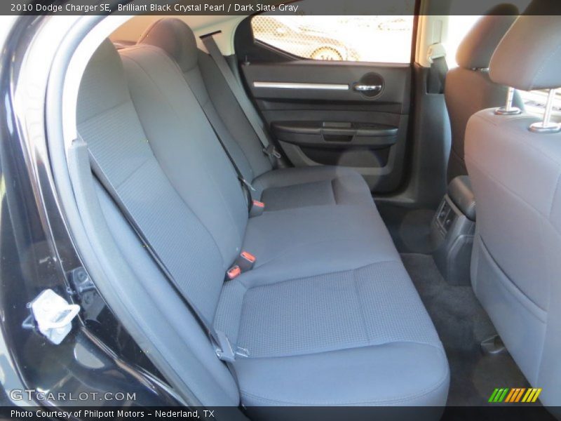 Brilliant Black Crystal Pearl / Dark Slate Gray 2010 Dodge Charger SE