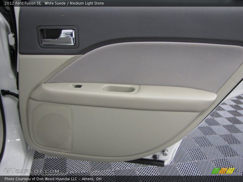 White Suede / Medium Light Stone 2012 Ford Fusion SE