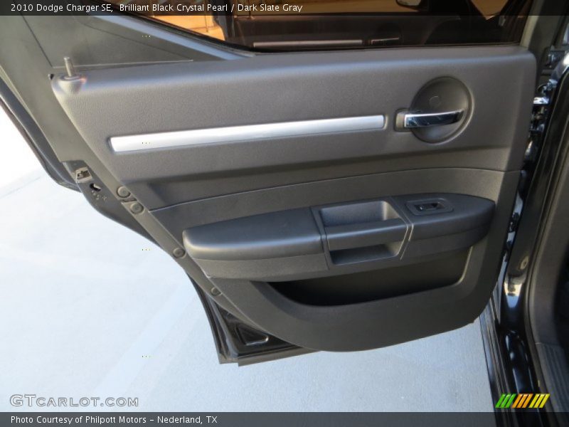 Brilliant Black Crystal Pearl / Dark Slate Gray 2010 Dodge Charger SE