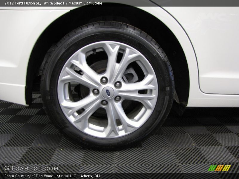 White Suede / Medium Light Stone 2012 Ford Fusion SE