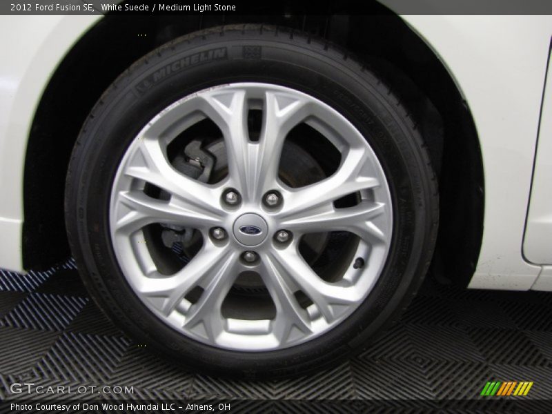 White Suede / Medium Light Stone 2012 Ford Fusion SE