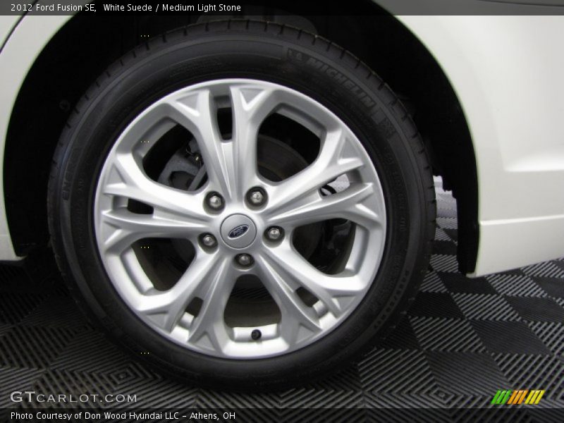 White Suede / Medium Light Stone 2012 Ford Fusion SE