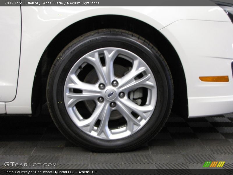 White Suede / Medium Light Stone 2012 Ford Fusion SE