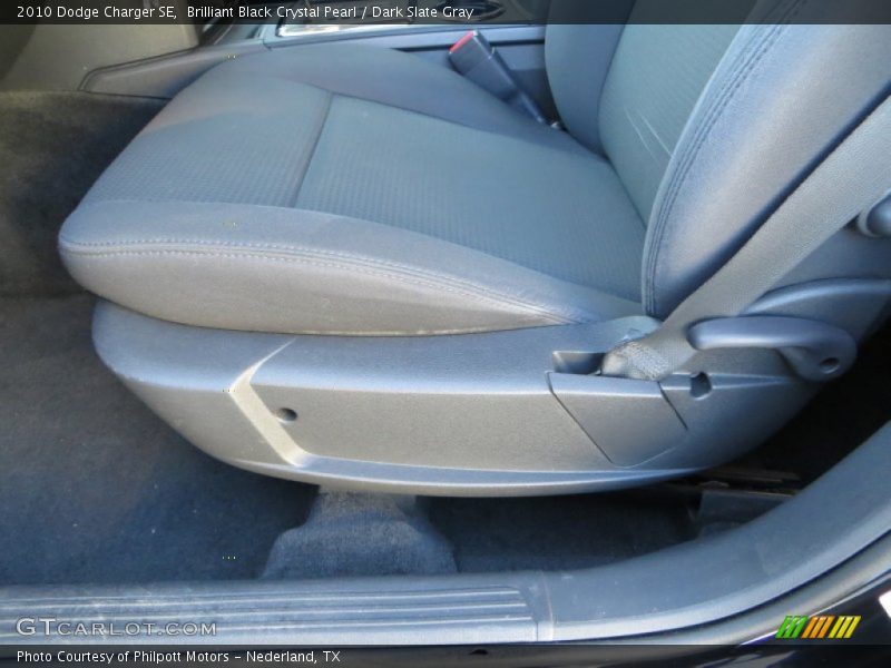Brilliant Black Crystal Pearl / Dark Slate Gray 2010 Dodge Charger SE