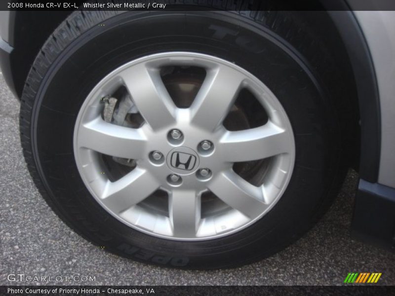 Whistler Silver Metallic / Gray 2008 Honda CR-V EX-L