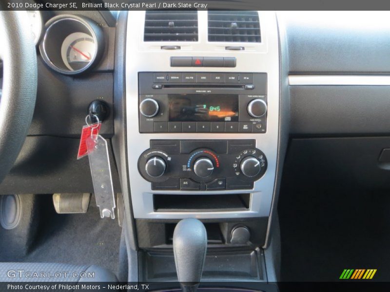 Brilliant Black Crystal Pearl / Dark Slate Gray 2010 Dodge Charger SE