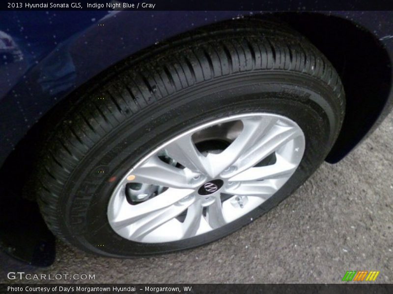 Indigo Night Blue / Gray 2013 Hyundai Sonata GLS