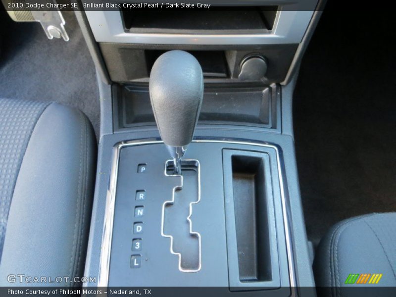 Brilliant Black Crystal Pearl / Dark Slate Gray 2010 Dodge Charger SE