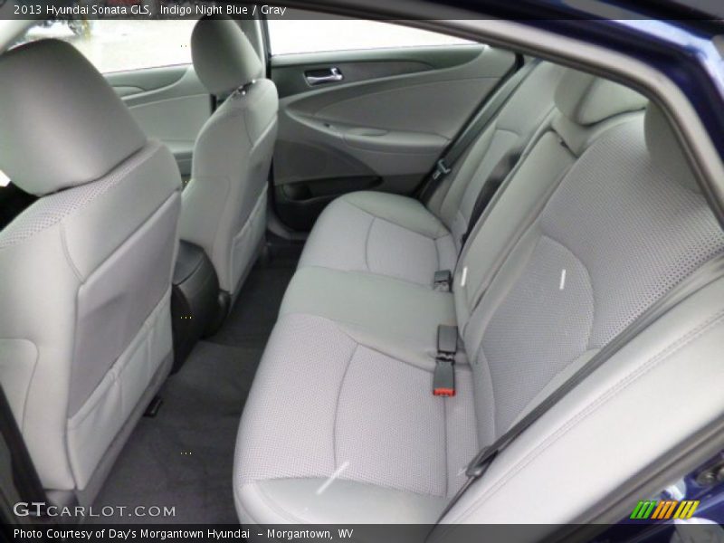 Indigo Night Blue / Gray 2013 Hyundai Sonata GLS