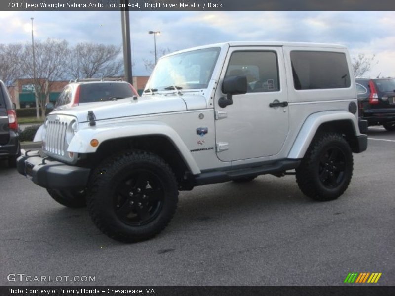 Bright Silver Metallic / Black 2012 Jeep Wrangler Sahara Arctic Edition 4x4