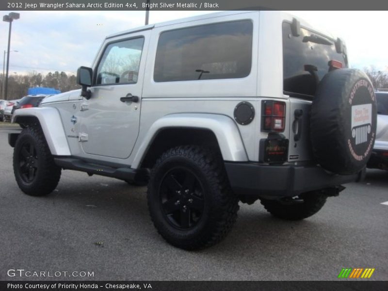 Bright Silver Metallic / Black 2012 Jeep Wrangler Sahara Arctic Edition 4x4