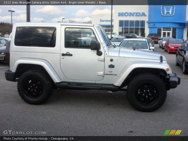 Bright Silver Metallic / Black 2012 Jeep Wrangler Sahara Arctic Edition 4x4