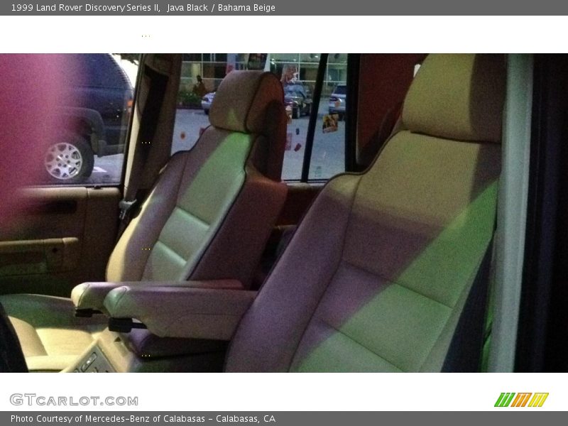 Java Black / Bahama Beige 1999 Land Rover Discovery Series II