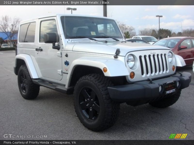 Bright Silver Metallic / Black 2012 Jeep Wrangler Sahara Arctic Edition 4x4