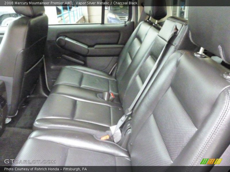 Vapor Silver Metallic / Charcoal Black 2008 Mercury Mountaineer Premier AWD