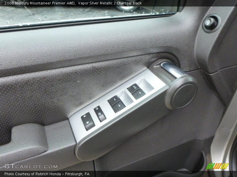 Vapor Silver Metallic / Charcoal Black 2008 Mercury Mountaineer Premier AWD