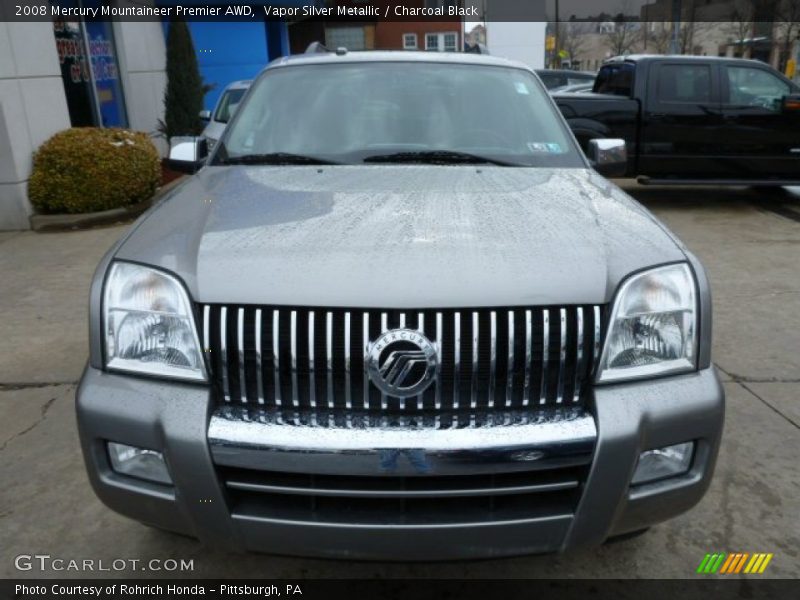 Vapor Silver Metallic / Charcoal Black 2008 Mercury Mountaineer Premier AWD