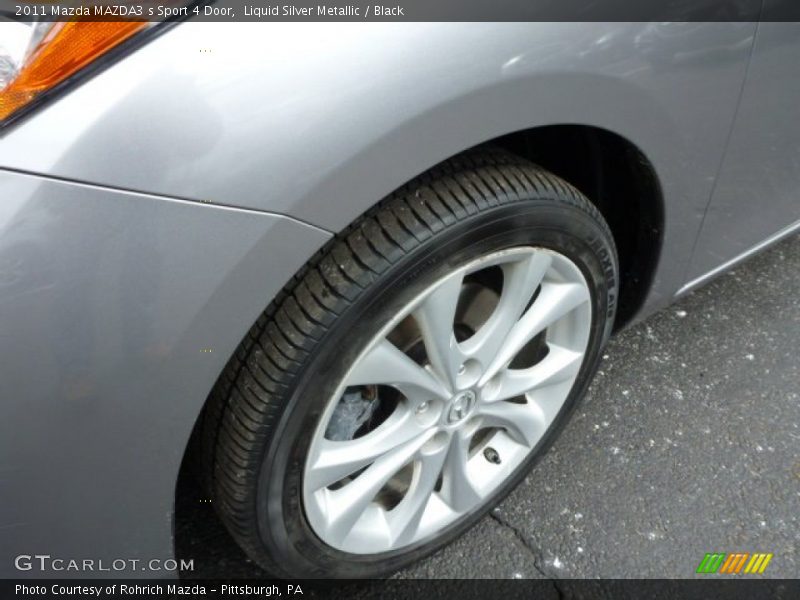 Liquid Silver Metallic / Black 2011 Mazda MAZDA3 s Sport 4 Door
