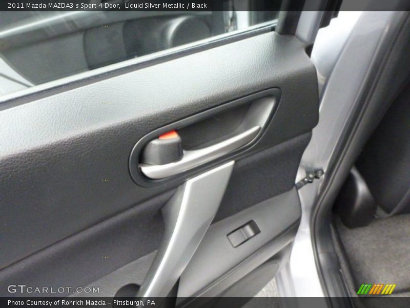 Liquid Silver Metallic / Black 2011 Mazda MAZDA3 s Sport 4 Door