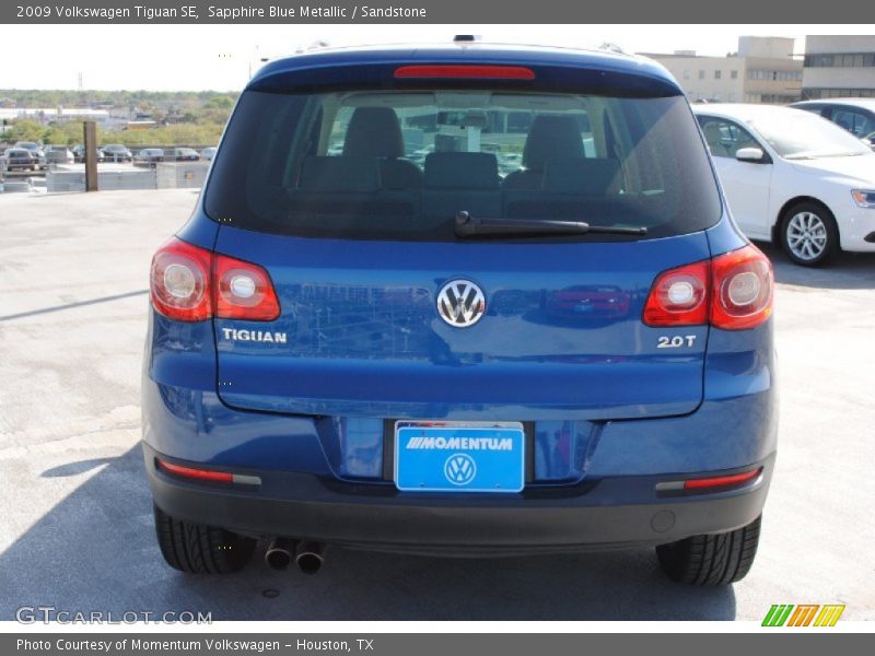 Sapphire Blue Metallic / Sandstone 2009 Volkswagen Tiguan SE