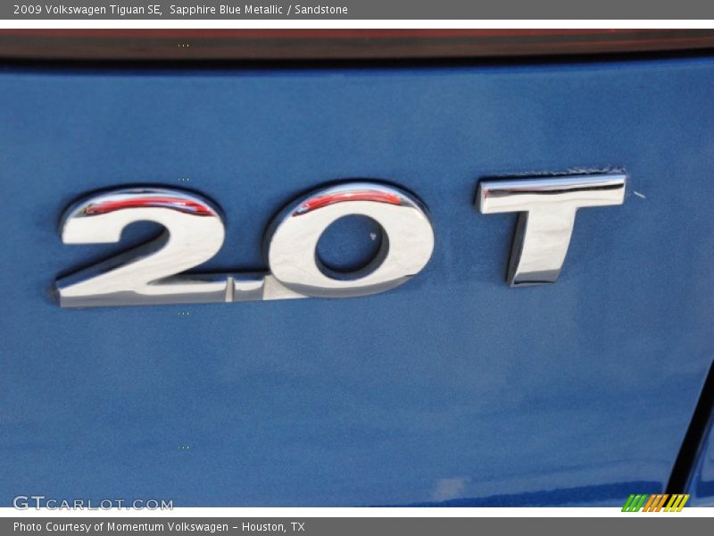 Sapphire Blue Metallic / Sandstone 2009 Volkswagen Tiguan SE