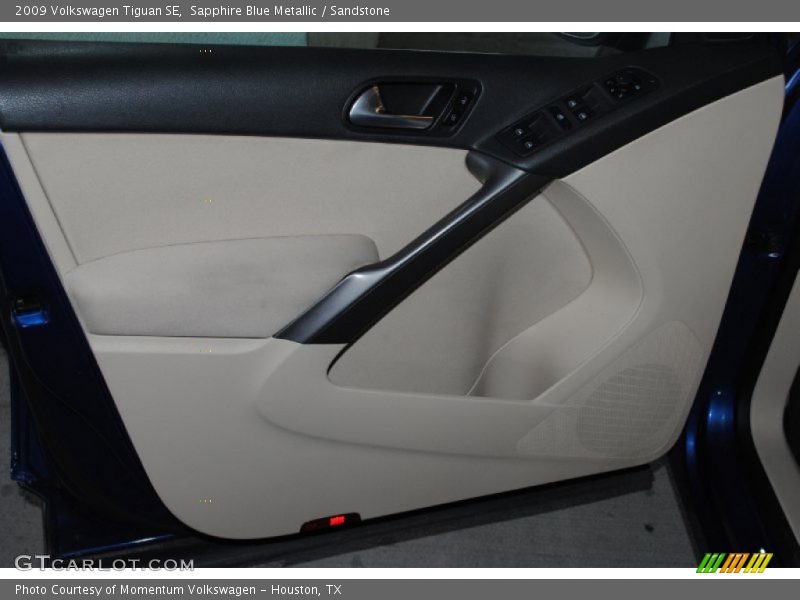 Sapphire Blue Metallic / Sandstone 2009 Volkswagen Tiguan SE