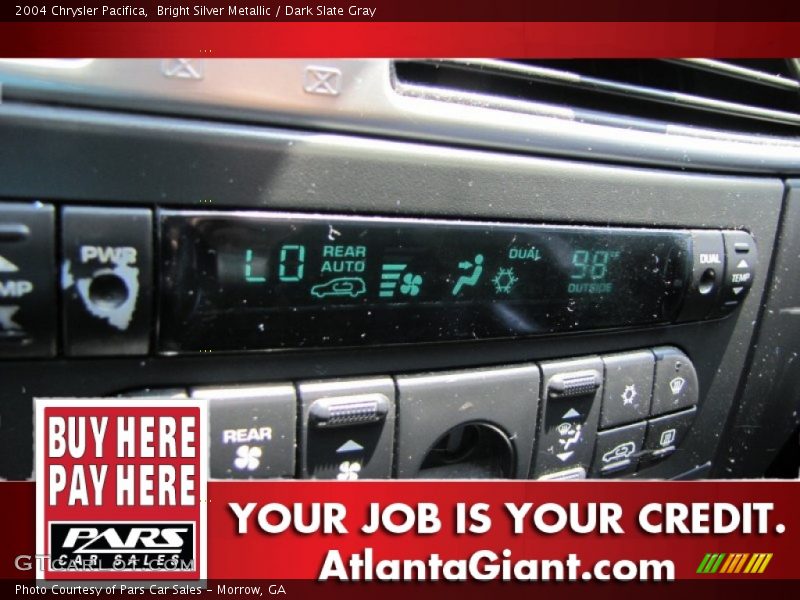 Bright Silver Metallic / Dark Slate Gray 2004 Chrysler Pacifica