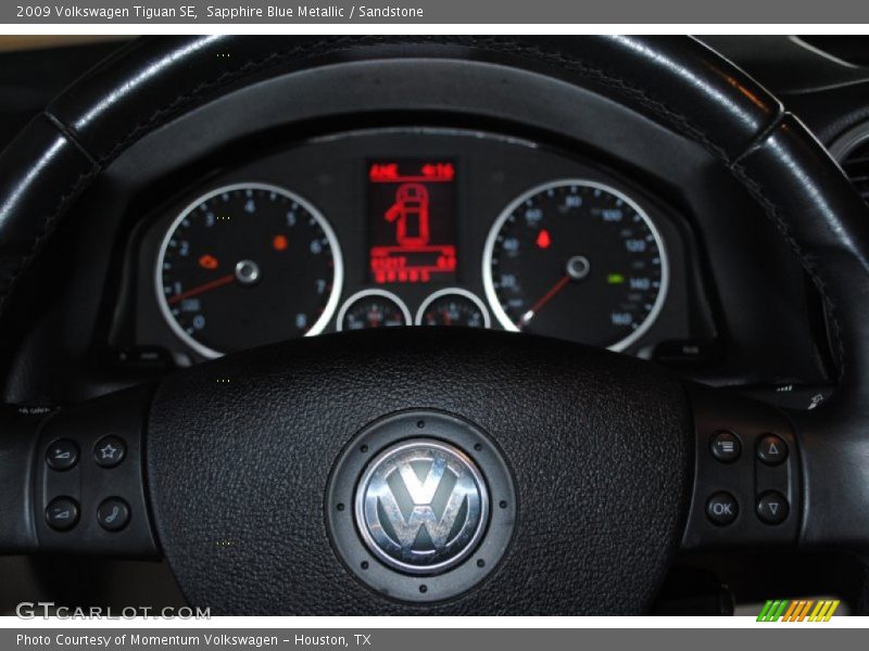 Sapphire Blue Metallic / Sandstone 2009 Volkswagen Tiguan SE