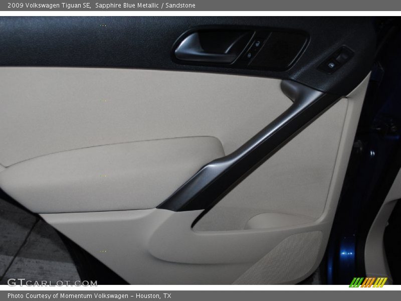 Sapphire Blue Metallic / Sandstone 2009 Volkswagen Tiguan SE